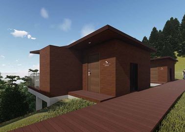 Desain Rumah Mewah Prefab Bermartabat Rumah Modular yang Dapat Diperluas