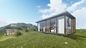 Luxury Moonbox Instalasi Situs Rumah Prefab Modern Dengan Struktur Rangka Aluminium