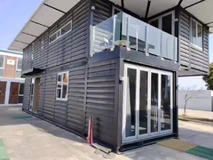 Custom Double Wide Mobile Homes / Portable Container House dengan Watertightness yang Baik