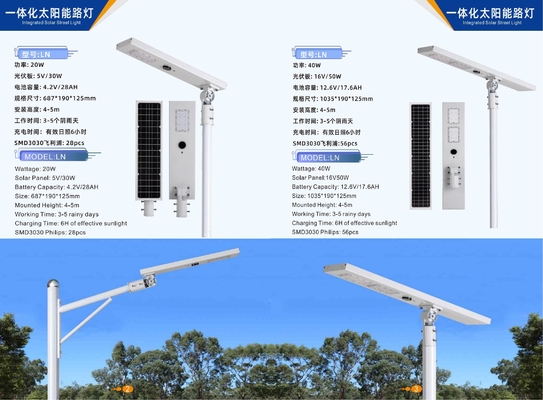 Pencahayaan luar surya led tiang lampu jalan Lampu surya Lampu luar surya dan angin pelengkap